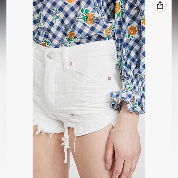 Free People Loving Good Vibrations Cutoffs 28 29 NWT - Picture 5 of 9